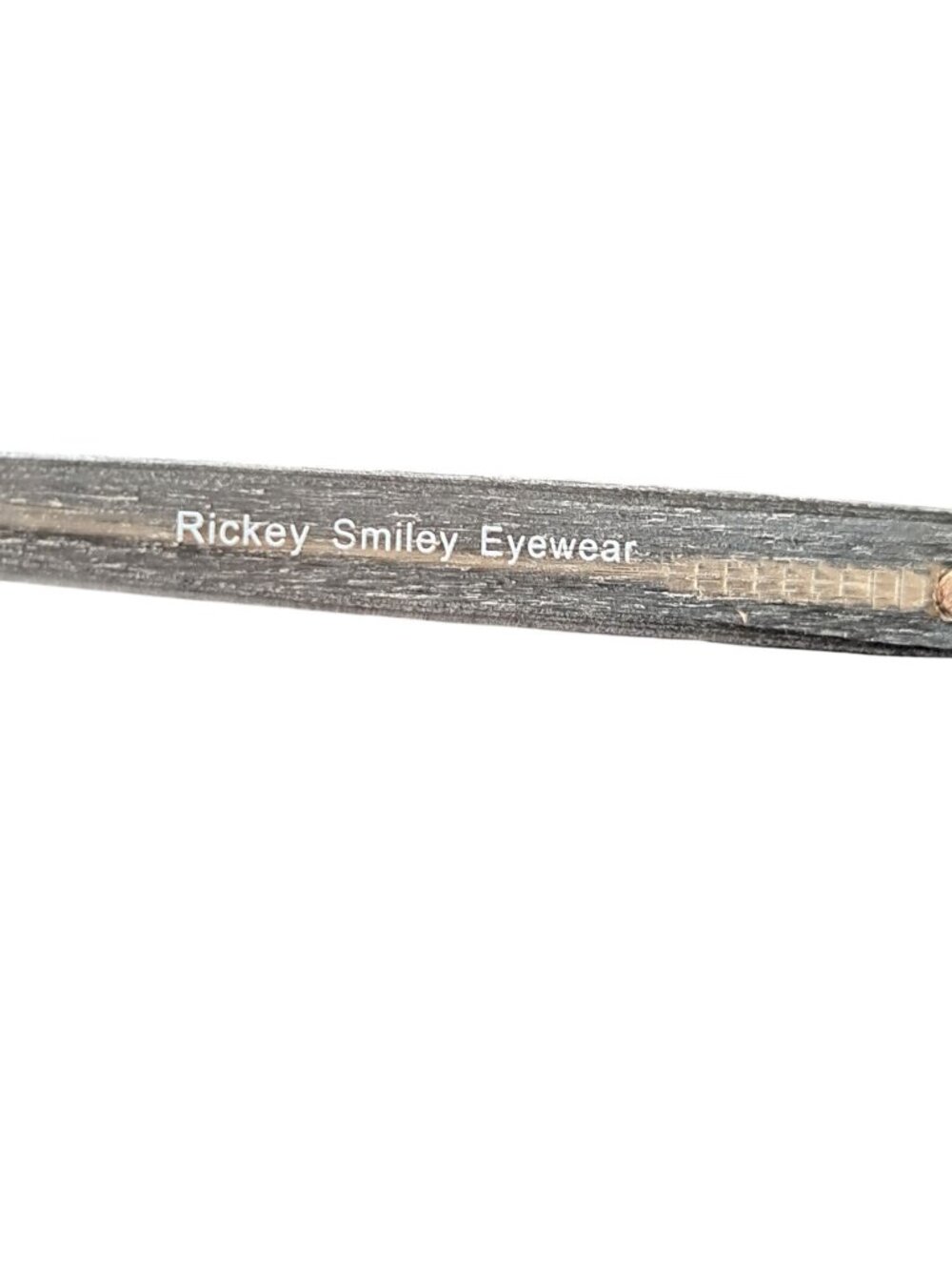 Rickey Smiley RS 202 Pink & Black Eyeglasses Frame 53-17-140 Wood Like Texture - Picture 7 of 7